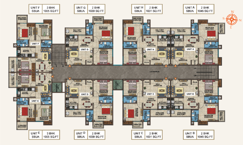 Shree Tower Block A Floor Plan